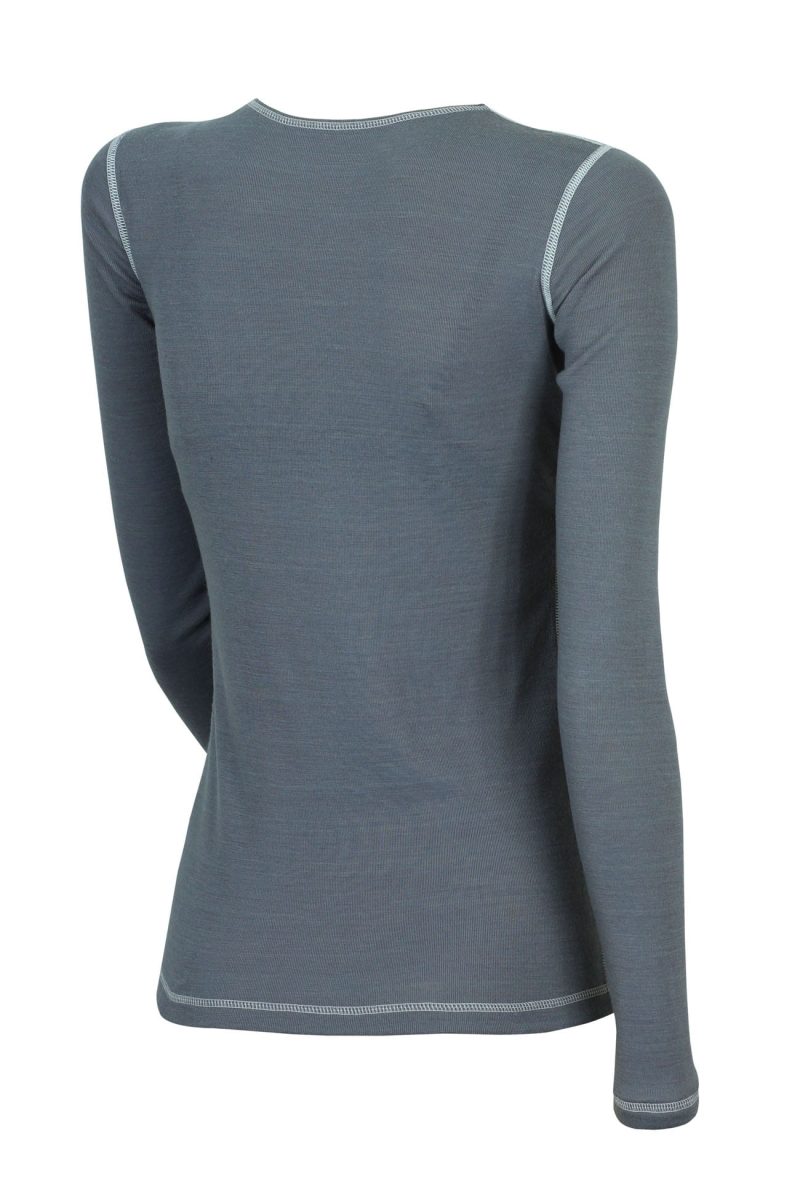 Kwark Women's long-sleeved T-shirt Merino Wool, BASE - Image 2