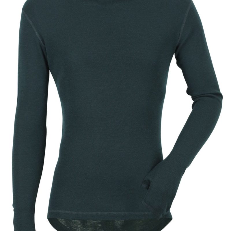 Kwark Long sleeve T-shirt with hood and paws Merino Wool, CECIRE