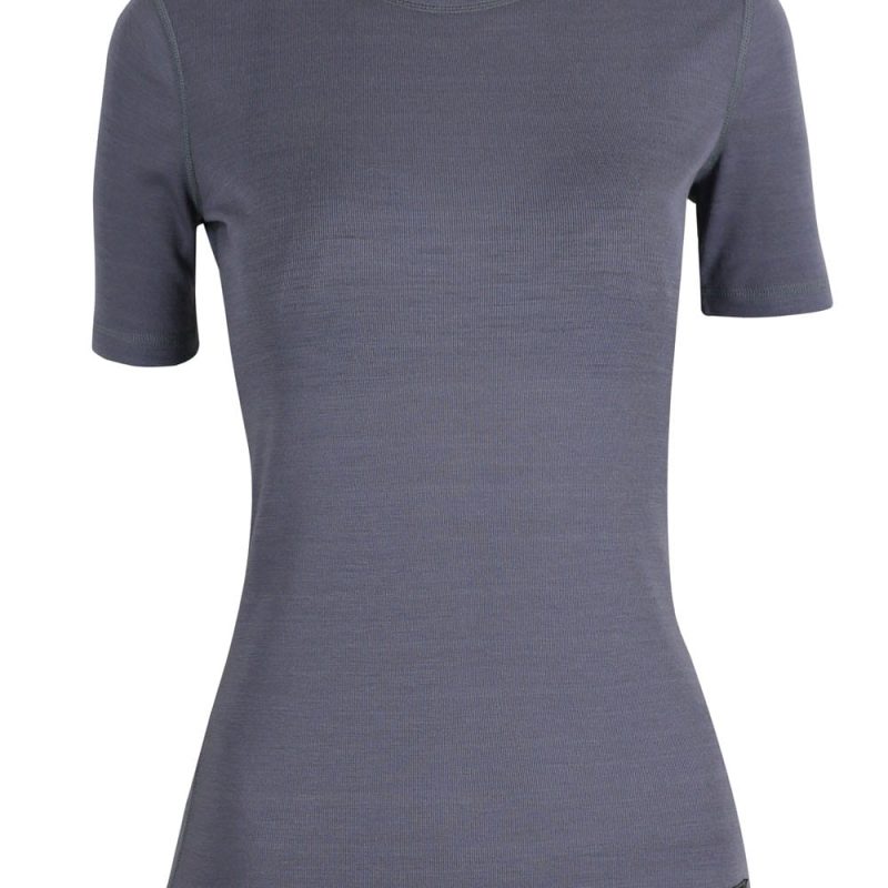 Kwark Women's T-shirt with short sleeves Merino Wool, BASE