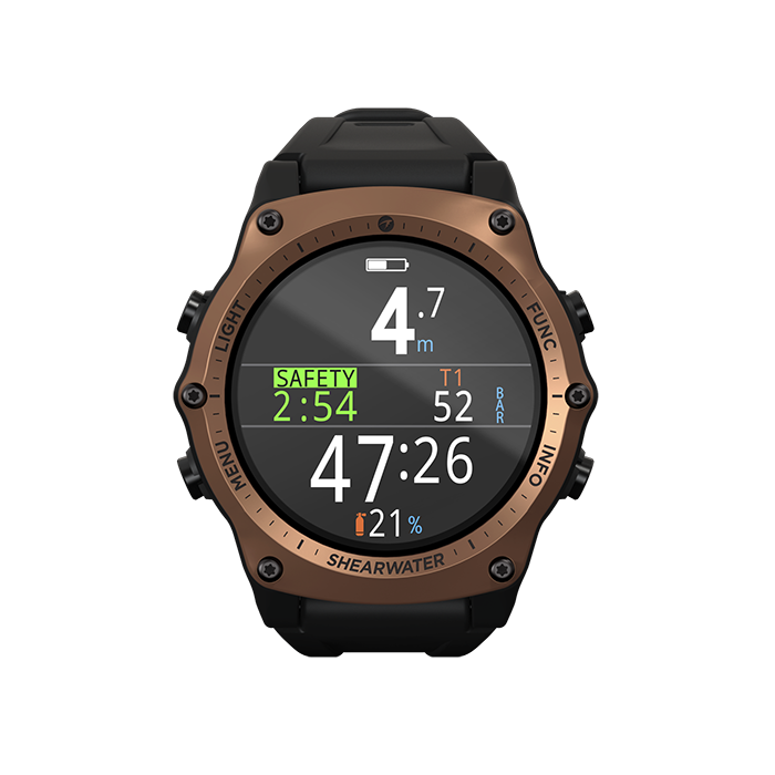 Shearwater Teric dive computer (bronze)