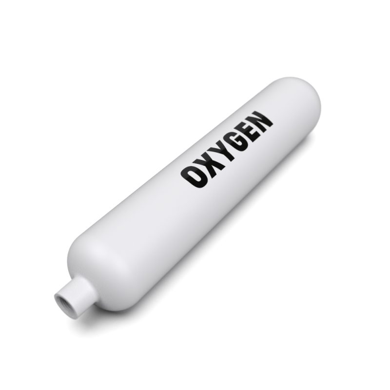 Cylinder 3L 300 bar, steel, OXY