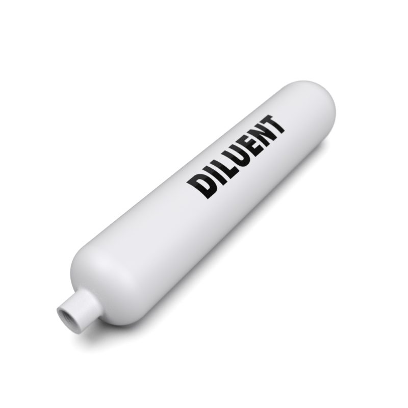 Cylinder 3L 300 bar, steel, DIL