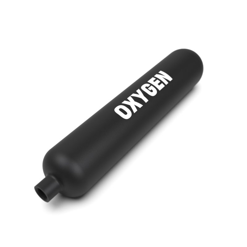 Cylinder 3L, 23 cu ft, 3442 PSI, steel, OXY