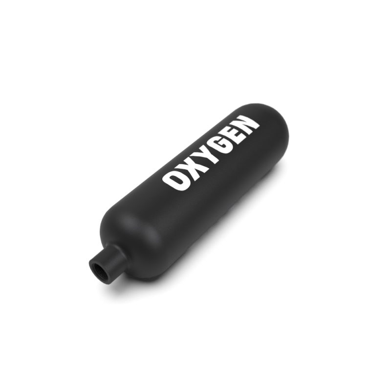 Cylinder 2L 232 bar, steel, OXY