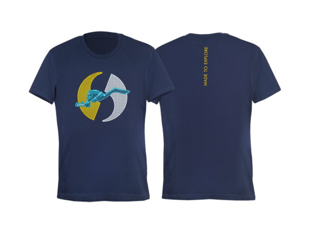 Seacraft Blue 6 cotton t-shirt